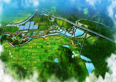 湖南省岳麓區南洲湖農業生態休閑山莊總體規劃